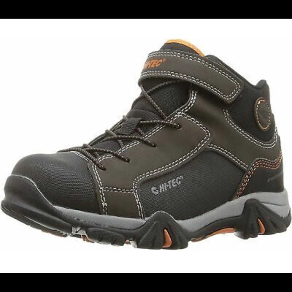 HI-TEC Hiking Boots Trail OX Mid WP JR Size 6.5